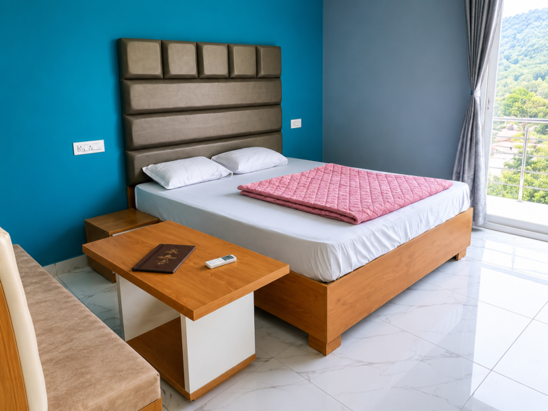 Standard Double Bed Room Stay at Pong View Hotel Dehra